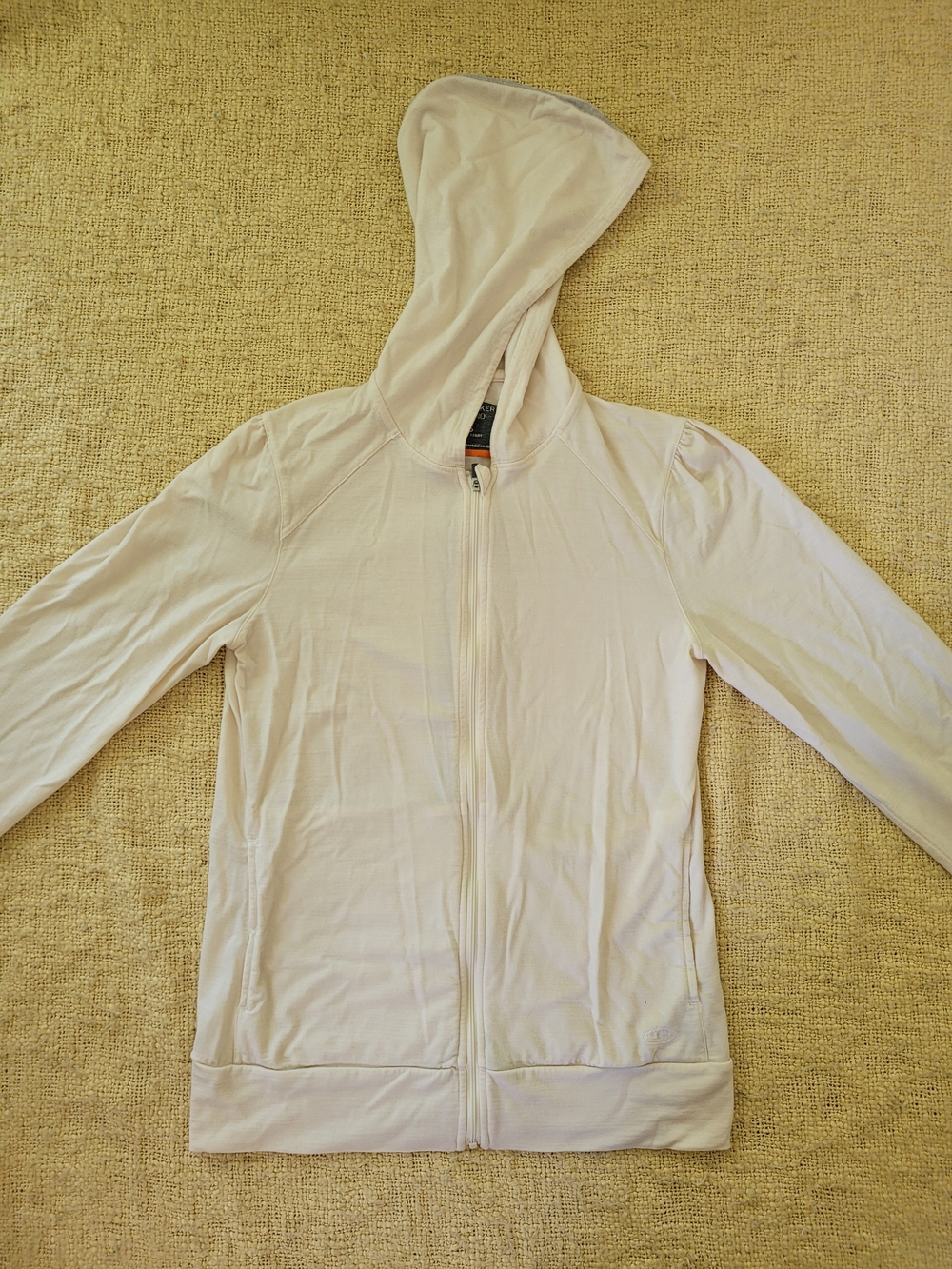 Icebreaker White Women's Hooded Zip Jacket